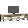 Image de Meuble Tv Chêne Sonoma 180x34x41 Cm Bois D'ingénierie Vidaxl