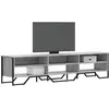 Image de Meuble Tv Sonoma Gris 180x34x41 Cm Bois D'ingénierie Vidaxl