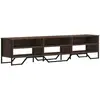 Image de Meuble Tv Chêne Marron 180x34x41 Cm Bois D'ingénierie Vidaxl