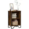 Image de Bibliothèque Chêne Fumé 50x31x74,5 Cm Bois D'ingénierie Vidaxl