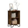 Image de vidaXL Bibliothèque chêne fumé 50x31x745 cm bois dingénierie étagère étagère à livres étagère de rangement armoire de 848601