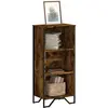 Image de Bibliothèque Chêne Fumé 50x31x106 Cm Bois D'ingénierie Vidaxl