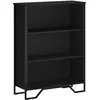Image de Bibliothèque Noir 80x31x106 Cm Bois D'ingénierie Vidaxl