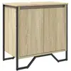 Image de Vidaxl armoire lavabo de salle de bain chêne sonoma 60x35x60 cm