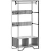 Image de Armoire Sonoma Gris 90x50x180 Cm Bois D'ingénierie Vidaxl
