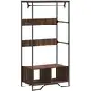 Image de Armoire Chêne Marron 90x50x180 Cm Bois D'ingénierie Vidaxl