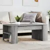 Image de Table Basse Sonoma Gris 102x55x42 Cm Bois D'ingénierie Vidaxl