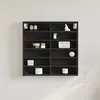 Image de Armoire À Vitrine Noir 60x8,5x58 Cm Bois D'ingénierie Vidaxl