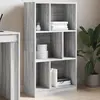 Image de Bibliothèque Sonoma Gris 57x28,5x107,5 Cm Bois D'ingénierie Vidaxl