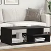 Image de Table Basse Noir 102x55x35 Cm Bois D'ingénierie Vidaxl