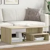 Image de vidaXL Table basse chêne sonoma 102x55x35 cm bois dingénierie table latérale table de salon table daccent bout de 848012