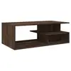 Image de Vidaxl table basse chêne marron 102x55x35 cm bois d'ingénierie