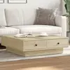 Image de Table Basse Chêne Sonoma 90x90x28 Cm Aggloméré Vidaxl