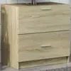 Image de Armoire D'évier Chêne Sonoma 59x37x59 Cm Bois D'ingénierie Vidaxl