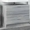 Image de Armoire D'évier Sonoma Gris 78x37x59 Cm Bois D'ingénierie Vidaxl