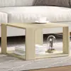 Image de Table Basse Chêne Sonoma 51,5x51,5x30 Cm Bois D'ingénierie Vidaxl