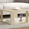 Image de vidaXL Table basse chêne sonoma 515x515x30 cm bois dingénierie table dappoint table de salon table latérale bout de 848138