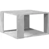 Image de Table Basse Gris Béton 51,5x51,5x30 Cm Bois D'ingénierie Vidaxl