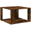 Image de Table Basse Chêne Fumé 51,5x51,5x30 Cm Bois D'ingénierie Vidaxl