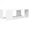 Image de Table Basse Blanc 89,5x48x30 Cm Bois D'ingénierie Vidaxl