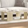 Image de Table Basse Chêne Sonoma 89,5x48x30 Cm Bois D'ingénierie Vidaxl