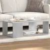 Image de Table Basse Gris Béton 89,5x48x30 Cm Bois D'ingénierie Vidaxl