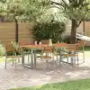 Image de Chaise De Jardin 6 Pcs Marron 56 X 57 X 87 Cm Vidaxl