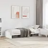 Image de Cadre De Lit Sans Matelas Blanc 100x200 Cm Bois D'ingénierie Vidaxl