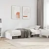Image de Cadre De Lit Sans Matelas Blanc 75x190 Cm Bois D'ingénierie Vidaxl