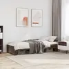 Image de Cadre De Lit Sans Matelas Chêne Marron 75x190cm Bois Ingénierie Vidaxl