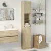 Image de vidaXL Armoire de salle de bain Chêne sonoma 32x255x190 cm Aggloméré 849606