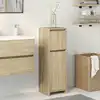 Image de Armoire De Salle De Bain Chêne Sonoma 30x30x95 Cm Aggloméré Vidaxl