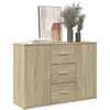Image de Buffet Chêne Sonoma 90,5x29,5x65 Cm Bois D'ingénierie Vidaxl