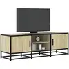 Image de Meuble Tv Chêne Sonoma 120x35x41 Cm Bois D'ingénierie Et Métal Vidaxl