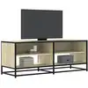 Image de Meuble Tv Chêne Sonoma 120,5x40x46cm Bois D'ingénierie Et Métal Vidaxl