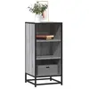 Image de Buffet Sonoma Gris 35,5x35x76 Cm Bois D'ingénierie Et Métal Vidaxl