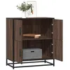 Image de vidaXL Buffet chêne marron 68x35x76 cm bois dingénierie armoire de rangement meuble dentrée meuble dappoint meuble de 848993