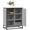 Image de vidaXL Buffet sonoma gris 62x35x76 cm bois dingénierie armoire de rangement meuble dentrée meuble dappoint meuble de 848997