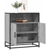 Image de vidaXL Buffet sonoma gris 68x35x76 cm bois dingénierie armoire de rangement meuble dentrée meuble dappoint meuble de 849002