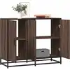 Image de Buffet Chêne Marron 94x35x76 Cm Bois D'ingénierie Vidaxl