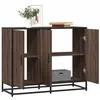 Image de vidaXL Buffet chêne marron 94x35x76 cm bois dingénierie armoire de rangement meuble dentrée meuble dappoint meuble de 849008