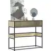 Image de Table Console Chêne Sonoma 90x35x80 Cm Bois D'ingénierie Vidaxl