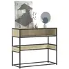 Image de Table console chêne sonoma 90x35x80 cm bois d ingénierie