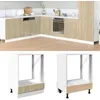 Image de vidaXL Armoire à four Chêne sonoma 60x46x815 cm Aggloméré 849617