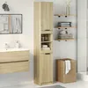Image de vidaXL Armoire salle de bain chêne sonoma 32x34x1885 cm 849656