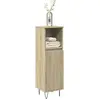 Image de Armoire Salle De Bain Chêne Sonoma 30x30x100 Cm Vidaxl