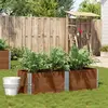 Image de Jardinière Marron 150x50 Cm Bois Massif De Pin Vidaxl