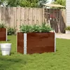 Image de Jardinière Marron 100x50 Cm Bois Massif De Pin Vidaxl