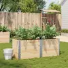Image de Jardinière 150x50 Cm Bois De Pin Massif Vidaxl