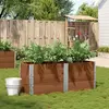 Image de Jardinière Marron 150x50 Cm Bois Massif De Pin Vidaxl